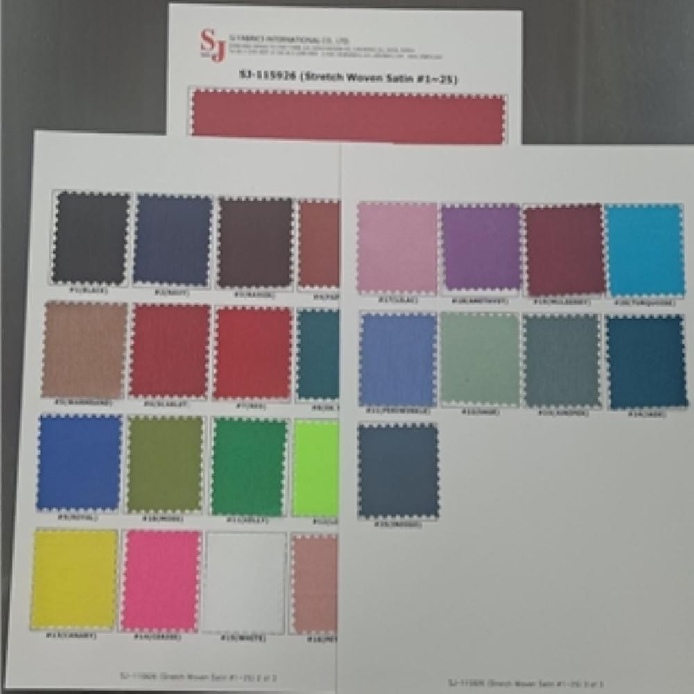 SJ Poly Span Stretch Woven Satin PD